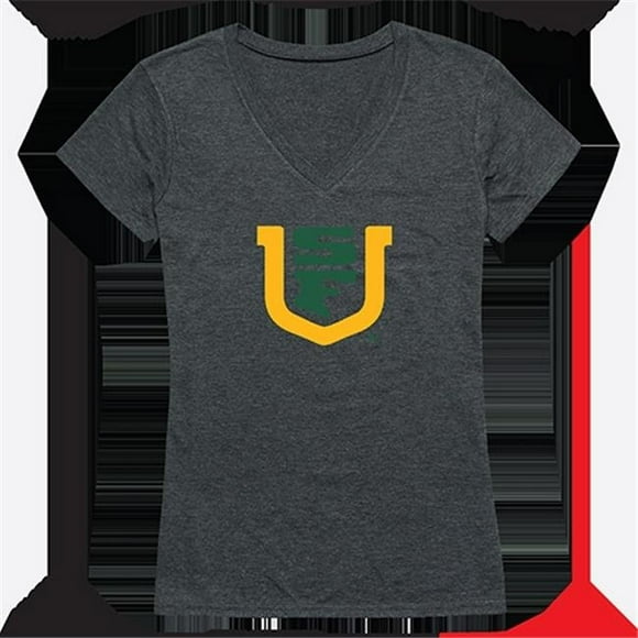 W Republic Products 521-377-E9C-05 Womens San Francisco State University Cinder Tee, Heather Charcoal - 2XL