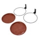 thumbnail image 1 of Tree Mounted Bird Feeder Tree Mounted Bird Bath Bowl with Heavy Duty Metal Ring for Backyard Terrace 2 Pot and 2 Bracket, 1 of 4
