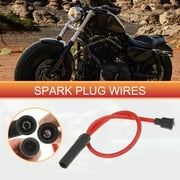 Unique Bargains Motorcycle Spark Plug Coil Wires 8mm Fit for Harley Davidson Sportster 883 1200 1986-2003 - Pack of 2