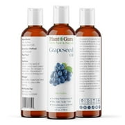 Grapeseed Oil 4 oz. Cold Pressed 100% Pure Natural For Skin, Face, Hair, Massage