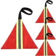 thumbnail image 1 of 4 Pcs Drapeaux de Sécurité Réfléchissants Drapeaux d'Avertissement pour Kayak Canot avec Sangle, 1 of 5