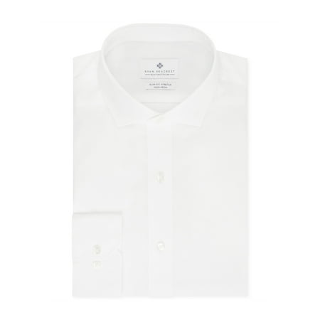 Ryan Seacrest Distinction Mens Non-Iron Button Up Dress (Best Non Iron White Dress Shirts)