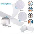 thumbnail image 4 of Magic Nylon Sticker Scratch Tape Self-adhesive Extra Strong Double Sided Adhesive Hook and Loop Fastener for DIY Clothing Craft Black 5Meter 50mm Wide, 4 of 6