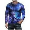 thumbnail image 6 of T Shirts for Men 3D Printed Galaxy Solar System Planets Nebula Shirt Funny Graphic Blouse Tee Tops Galaxy Solar System Planets Regular Fit, 6 of 6