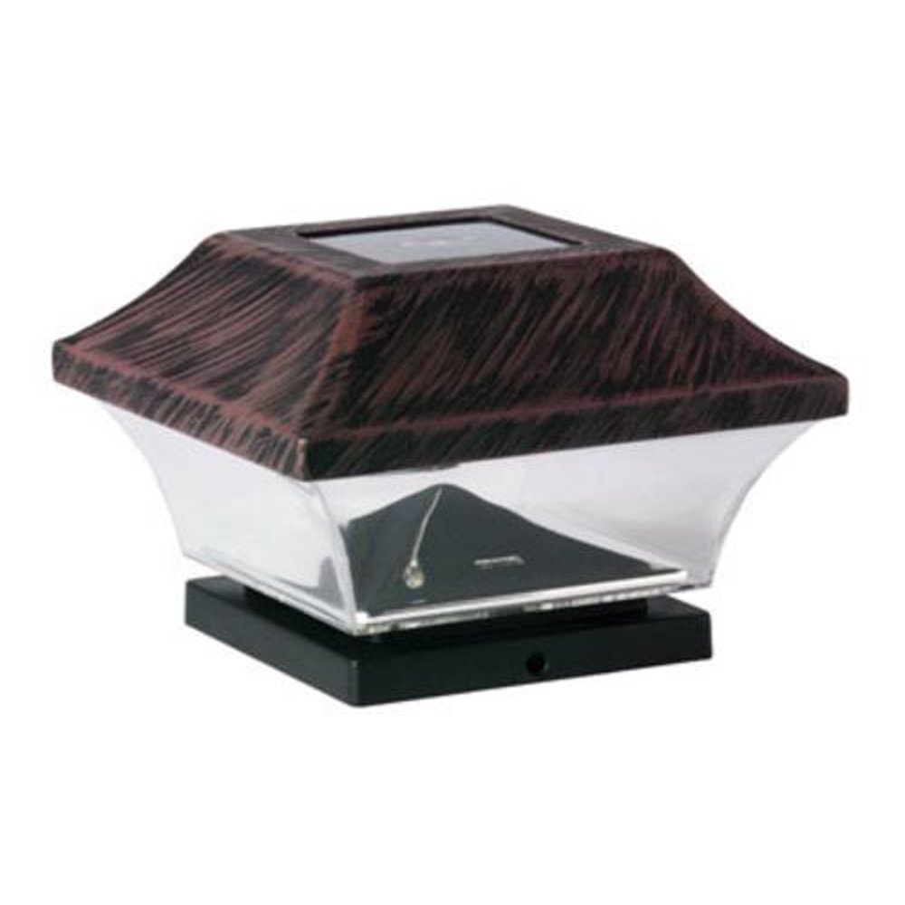 Yards & Beyond Solar LED Post Cap Light, 2Lumen Output, Pack2