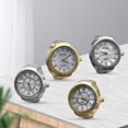 thumbnail image 3 of Biplut Watch Ring Decorative Clear Dial Jewelry Clock Quartz Analog Finger Ring Watch for Adult, 3 of 13