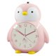 thumbnail image 1 of JUSTUP Kids Alarm Clock Cute Penguin Alarm Clock with Night Light Snooze Alarm Clock --- Pink, 1 of 5