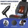 thumbnail image 4 of Lodintech 16fans Cooling Car Seat Cover Warm Seat Cushion Front Seat,12V Ventilated Cooling Car Seat Cushion, Cooled Seat Cover for Car SUV Universal Fit，Winter and Summer Car Seat Cushions, 4 of 7