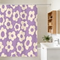 thumbnail image 3 of The Floral Shower Curtain Debuts With Freshness Combining Stylish Design And Practicality Making Your Bathing Experience Full Of Natural And Allowing You To Fully Enjoy, 3 of 3