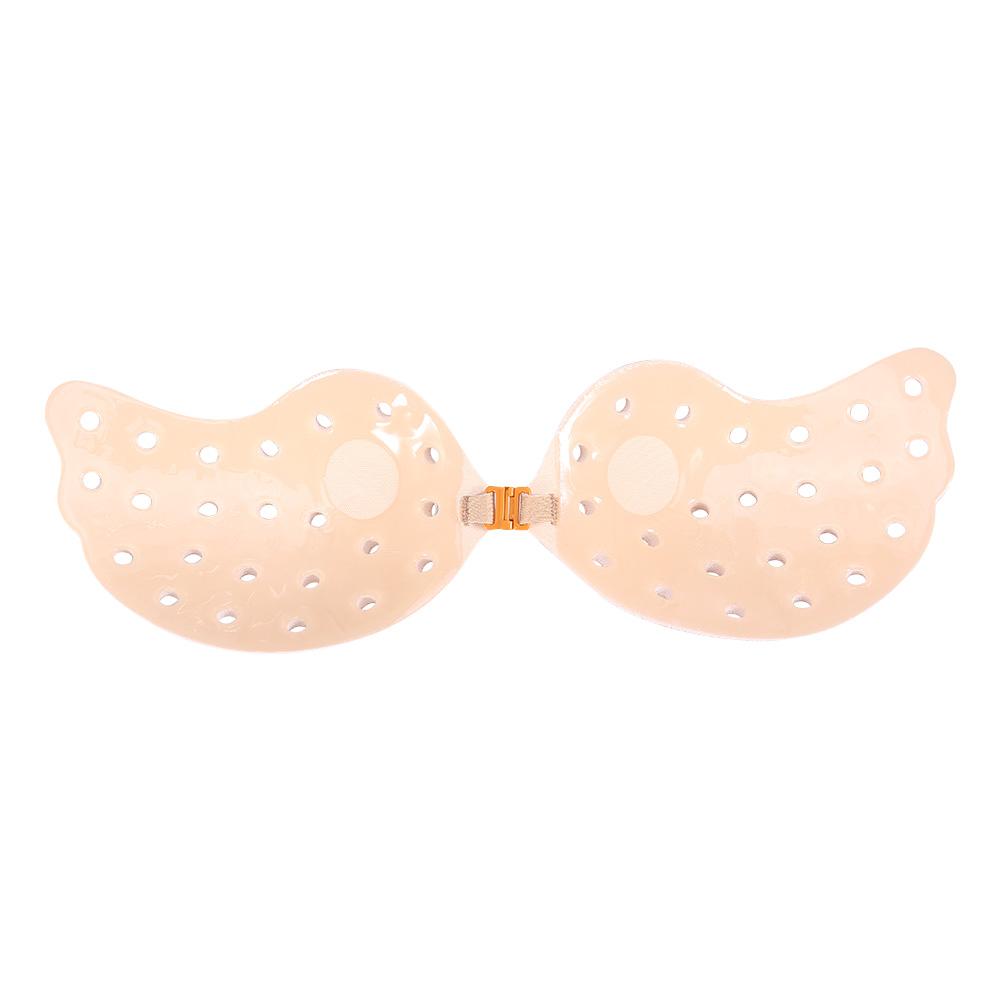 Tebru Tebru Strapless Invisible Bra Hole Ventilation Breast Gather