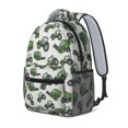 thumbnail image 2 of Tractor and Harvesters Gray Pattern Backpack for School, Cute School Bag with Adjustable Shoulder Straps and Padded Back, 15.3"x11"x6.7", 2 of 5