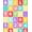 Red, Pattern 3, variant on ODIKA 8'x10' Machine Washable Non-Slip Area Rug, Educational Maze with Letter Trail and Animal Friends High Traffic Rug, Gold, 690171
