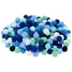 thumbnail image 1 of Uxcell 200-Pack Pom Poms para Manualidades, 0.79" (20mm) Poliéster Serie Azul Suave y Esponjoso Bolas de Pompones Multicolores, 1 of 7