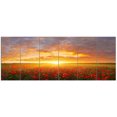 thumbnail image 2 of Design Art - Poppy Field under Bright Sunset, 2 of 3
