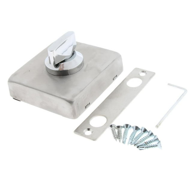 Cerradura de Puerta Perfecl de Acero Inoxidable Resistente a la Corrosión 75 mm × 82 mm × 20 mm