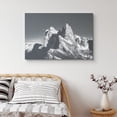 thumbnail image 1 of PixonSign Canvas Print Wall Art Vintage Style Stars Twinkle Over Mountain Pinks Nature Wilderness Photography Modern Art Contemporary Scenic Relax/Calm Duotone for Living Room, Bedroom - 16"x24", 1 of 5
