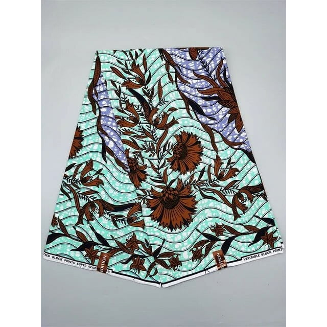Tissu Ankara à Imprimé de Cire Africaine Répandu, 100 % Coton, Style Nigérian, Patchwork, Couture, Véritable Cire pour Robes