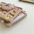 thumbnail image 3 of Cartoon Cute Kids Tablet Case For iPad Mini 1 2 3 4 5 6 7 Air 11 6 Pro 10.2 10.9 inch iPad Air 11inch (2025) Silicone Capybara Bracket Tablet Cover, 3 of 7