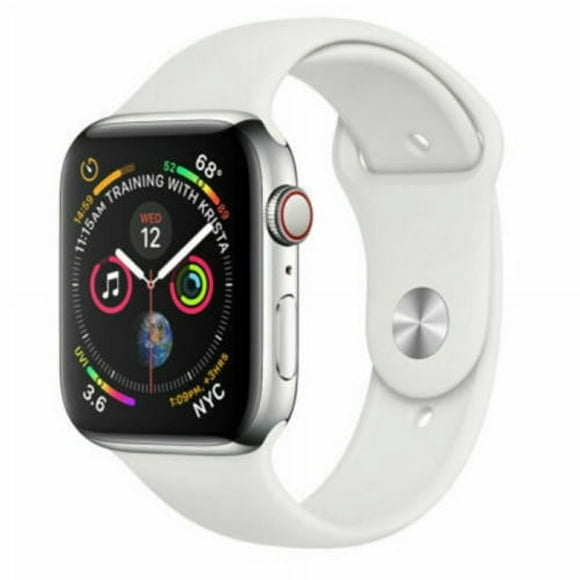 Pre-Owned Apple Watch Series 4 40mm GPS + Cellular 4G LTE - Stainless Steel - Silver (Fair)