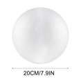 thumbnail image 2 of Kumdkd 1-Pack Jumbo White Foam Balls (4"-8") - Polystyrene Craft Spheres for DIY Christmas Ornaments, STEM Projects & Floral Arrangements | Paintable Shatterproof Decor, 2 of 2