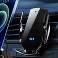 thumbnail image 4 of Cargador inalámbrico, cargador portátil, soporte para teléfono móvil para coche, inducción inalámbrica inteligente, carga rápida de 15 W, control de temperatura de doble núcleo inteligente, estable, a, 4 of 8