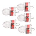 thumbnail image 1 of Leurre de Pêche Léger, Leurre de Bar Résistant à la Corrosion Ouverture Automatique Résistance aux Rayures 5 Pcs pour Eau Douce Bleu, Vert, Rouge, Blanc, 1 of 7