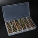 thumbnail image 3 of Kit surtido de 100 tuercas de tornillo M6 para conexión de muebles de acero al carbono galvanizado, 3 of 7
