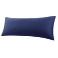 thumbnail image 1 of PiccoCasa 100% Cotton Body Pillowcases Soft Envelope Closure Navy Blue 20"x72", 1 of 7