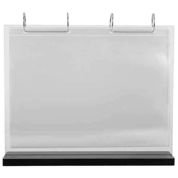 FRCOLOR  Table Top Sign Holder Clear Display Stand Menu Shows Restaurant