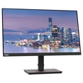 thumbnail image 3 of Lenovo ThinkVision S24e-20 23.8" Full HD 1920 x 1080 WLED LCD Monitor 2-Pack Bundle with Mini Speaker, 250 Nit, FreeSync, HDMI-VGA, Raven Black, & Adjustable Desk Mount Monitor Stand, 3 of 8