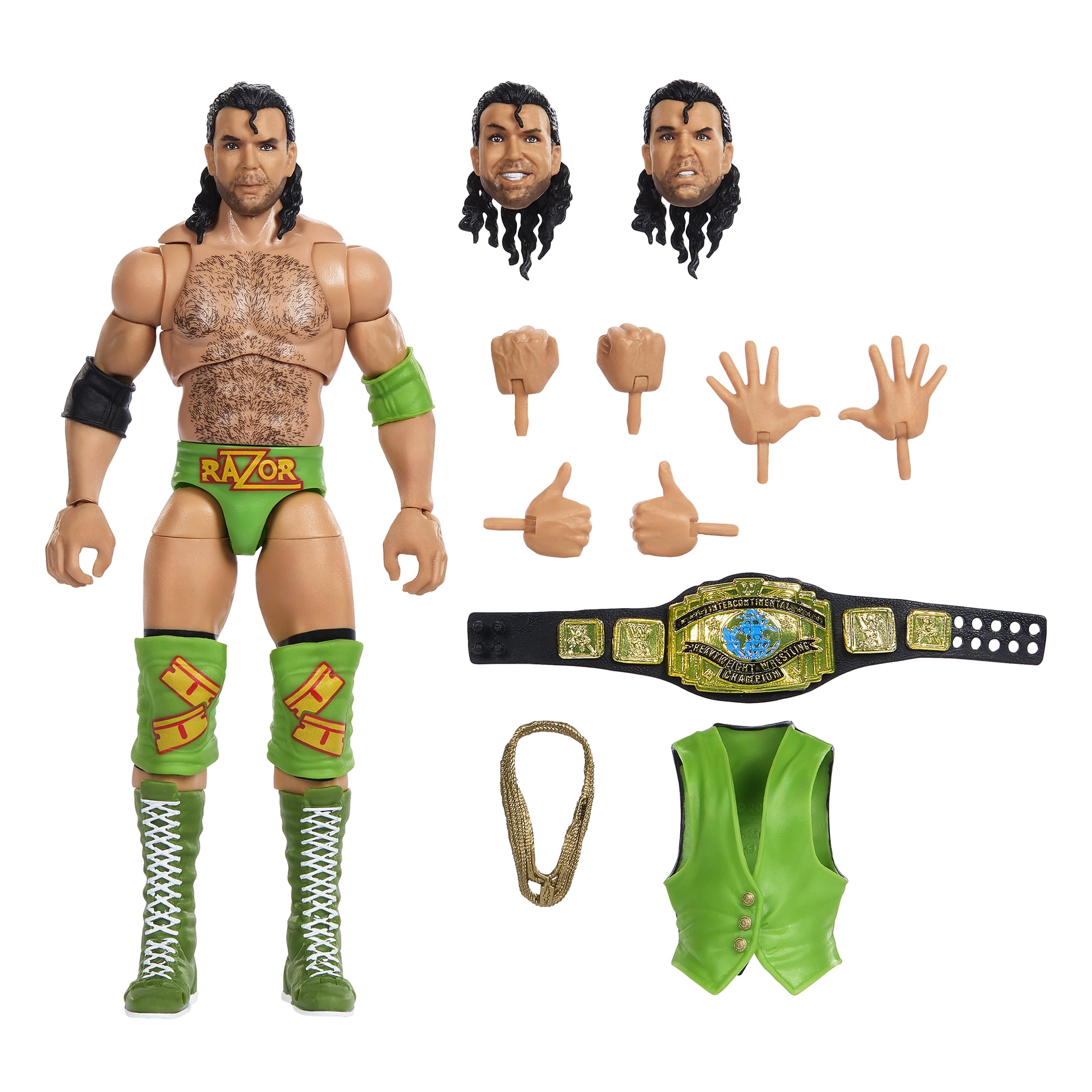 WWE Elite Ultimate Razor Ramon レイザー•ラモン Razor Ramon Green WWE Best of Ultimate Edition 6 Mattel WWE Toy