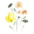 thumbnail image 2 of Goldberger, Jennifer 25x32 Gold Ornate Wood Framed with Double Matting Museum Art Print Titled - Bright Wildflowers II, 2 of 4
