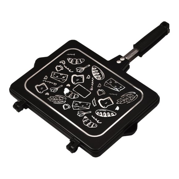 Sartén de doble cara, sartén para crepes, antiadherente, , aleación de aluminio, fácil de limpiar, para cocina casera.