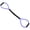 Blue 25LB, variant on NCQ Elastic Resistance Bands Pull Rope Agility Training for Shadow Boxing Punching Arm