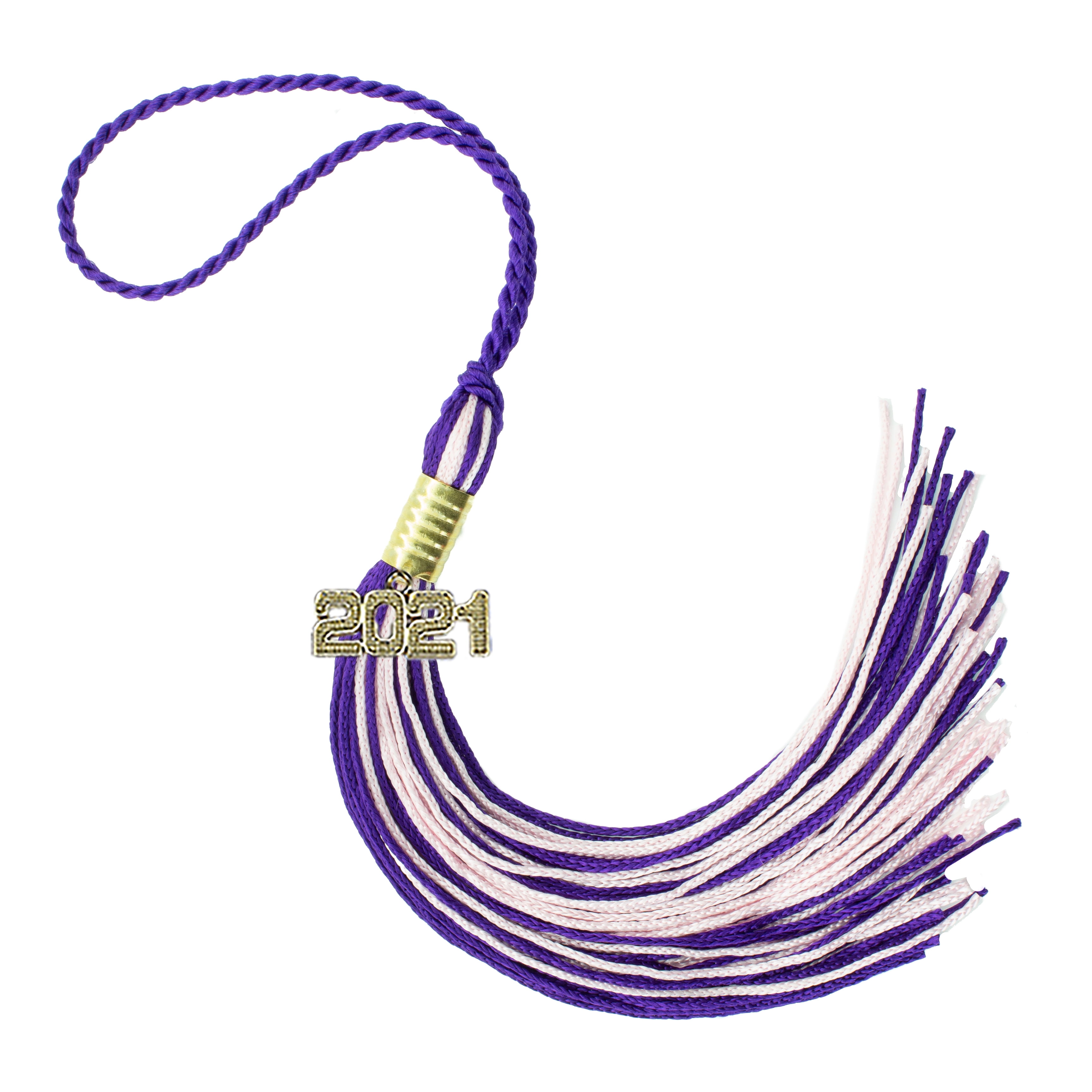 Graduation Tassel 2021 PURPLE/LTPINK Tassel Depot Brand