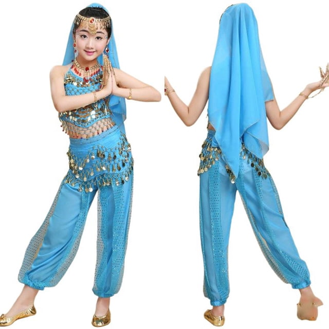 Little Girls Popular Outfits Set Outdoor Performances Comfortable Elastic Versatile All Seasons Clothes for Kids Size 7-10T