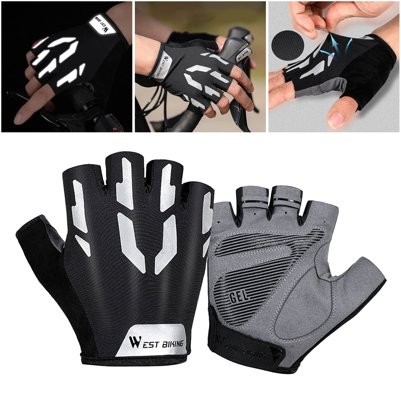 Onex Mesh Breathable Cycling Gloves motorcycle Mountain Bike Working Wheelchair 