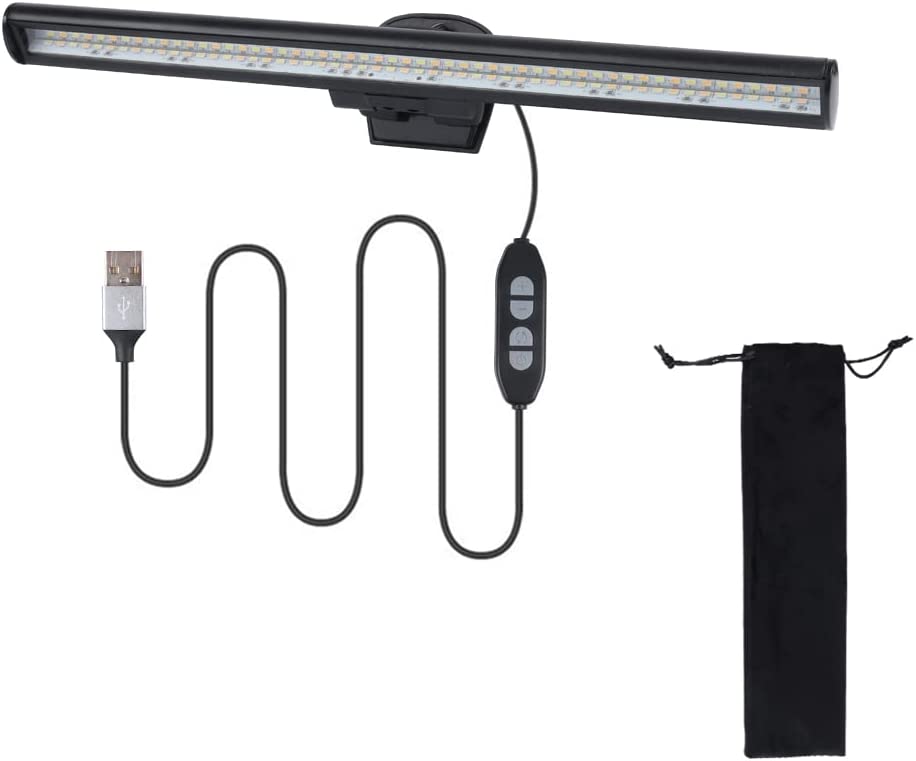 Computer Monitor Light,Screen Light Bar USB Powered Monitor Clamp Lamp,Eye Protect Clip On