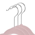 thumbnail image 2 of Perchas infantiles de terciopelo Casafield 14, tamaño 50, rosa claro, 2 of 7