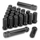 thumbnail image 1 of M14x1.5 Lug Nuts 24 Pieces 14mmx1.5 7 Spline Drive Awl Acorn Cone Lug Nuts 2inch Long Black With 2, 1 of 5