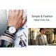 thumbnail image 5 of Moda ultra simple pareja reloj de cuarzo casual elegante unisex reloj analógico Eccomum Mirar, 5 of 5