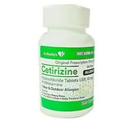Dr Reddys Cetirizine Hydrochloride 10mg Tab Antihistamine Allergy Relief 500ct
