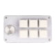 thumbnail image 4 of Mini teclado de 6 teclas con perilla, interruptor azul claro RGB, conexión por cable, Plug and Play, teclado mecánico programable con una sola mano, 4 of 8