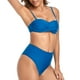 thumbnail image 2 of Traje de baño de mujer de 2 piezas de bikini cómodo de cintura alta de color sólido estilo playa OAVQHLG3B Store lin121212, 2 of 4