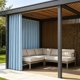 thumbnail image 5 of Lekihaqq Eva Waterproof Outdoor Curtain Solid Color Patio Privacy Shade Windproof Sun Block Ranch Porch Balcony Pergola, 5 of 7