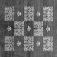 thumbnail image 1 of Ahgly Company Indoor Square Oriental Gray Industrial Area Rugs, 6' Square, 1 of 4