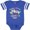 Football Blue and White/White, variant on Inktastic My Mom is the Best Dentist Ever Gift Baby Boy or Baby Girl Bodysuit