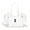 White, variant on ShunXiQin Clear Tote Bags for Women with Adjustable Straps Crossbody Bag Handbag Purse for Travel Work Sport
