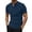 Navy, variant on Men's T Shirts Short Sleeve Crewneck Henley Shirt Basic Navy Button Up Shirt Men's Casual Shirts
