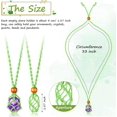 thumbnail image 3 of HAHDAXIA 24 Pcs Support de Collier en Cristal Support de Pierre Vide Support de Collier en Cristal Ajustable Cordon de Collier pour Cristaux Pendentif Support de Pierre Cage de Collier Pendentif pour Quartz, 3 of 7
